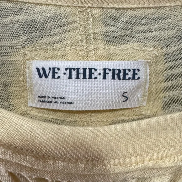 FREE PEOPLE We The Free Sylvie Long Sleeve TEE TOP - Picture 7 of 9